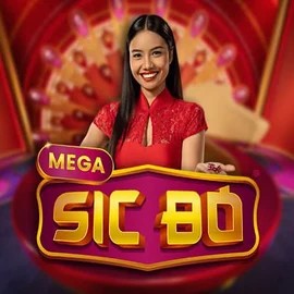 Mega Sic Bo online game logo by Pragmatic Play on bet-gem.co.uk