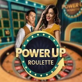 Official Live Casino logo: PowerUP Roulette by Pragmatic Play at Betgem Casino